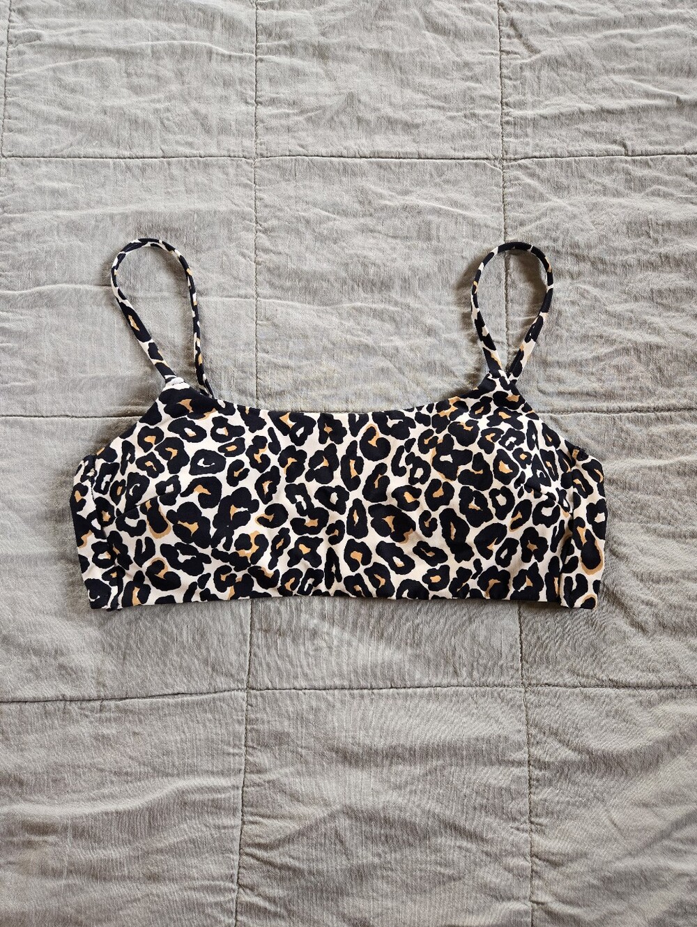Knix Leopard Print Bikini Top